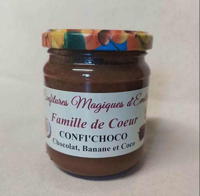 Confi'Choco - Chocolat, Banane et Noix de Coco