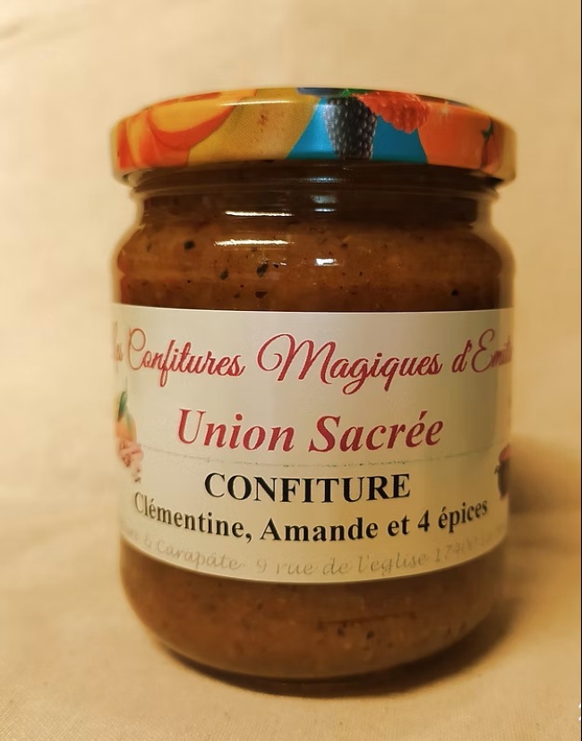 Confiture Clémentine, Amande et 4 épices
