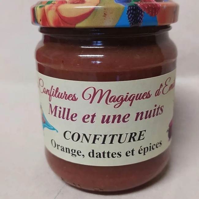 Confiture Orange, Datte et Épices