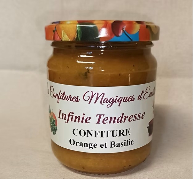 Confiture Orange et Basilic